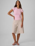4F Tricou slim simplu pentru femei - L