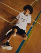 4F Tricou sport loose cu uscare rapidă pentru băieți - 122/128 (6-8 ani)
