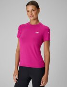 4F Tricou trekking din fibră de bambus pentru femei - S