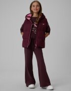 4F Vestă cu umplutură sintetică pentru fete - burgundy 140