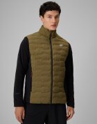 4F Vestă de trekking PRO cu umplutură Primaloft Silver pentru bărbați - khaki 3XL