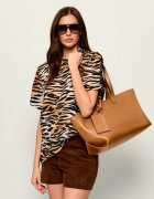 A.P.C. De piele geantă shopper + borsetă Le Drummer