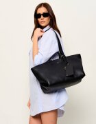 A.P.C. De piele geantă shopper + borsetă Le Drummer