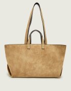 A.P.C. Geantă shopper + borsetă Le drummer | piele întoarsă