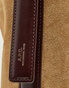 A.P.C. Geantă shopper Vera Maxi | piele întoarsă
