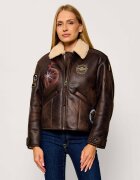 Aeronautica Militare Căptușită geacă | regular fit | shearling