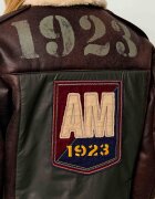 Aeronautica Militare Căptușită geacă | regular fit | shearling