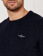 Aeronautica Militare De lână pulover | Regular Fit