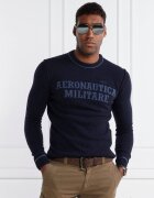 Aeronautica Militare De lână pulover | Regular Fit