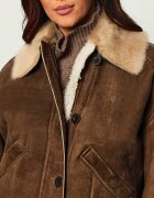 Aeronautica Militare De piele cojoc | Regular Fit