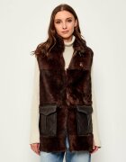 Aeronautica Militare De piele vestă | Regular Fit