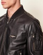 Aeronautica Militare Geacă de piele bomber | regular fit