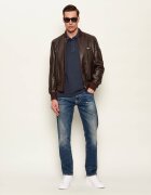Aeronautica Militare Geacă de piele bomber | regular fit