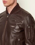 Aeronautica Militare Geacă de piele bomber | regular fit