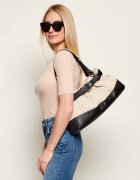 Aigner Geantă tip sac Lavinia cu adaos de piele