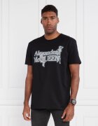 Alexander McQueen Tricou NEON SKEL | Loose fit