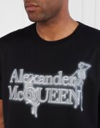 Alexander McQueen Tricou NEON SKEL | Loose fit