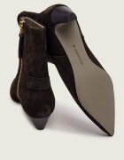 AllSaints Botine cu toc Piper | piele întoarsă