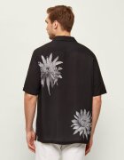 AllSaints Cămașă FLORAZE | Relaxed fit | cu adaos de in