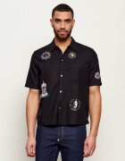 AllSaints Cămașă KARLTON | Relaxed fit | cu adaos de in
