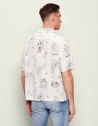 AllSaints Cămașă TERRA | Relaxed fit | cu adaos de in