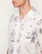 AllSaints Cămașă TERRA | Relaxed fit | cu adaos de in