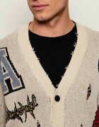 AllSaints Cardigan FOXX | Oversize fit cu adaos de lână