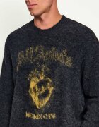 AllSaints De lână pulover Scared Crew | Oversize fit