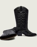 AllSaints De piele cizme cowboy DOLLY