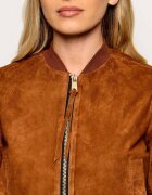AllSaints Geacă bomber Orten | regular fit | piele întoarsă