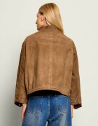 AllSaints Geacă Clay | Relaxed fit | piele întoarsă