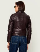 AllSaints Geacă de piele Dalby | Slim Fit