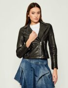 AllSaints Geacă de piele DALBY | Slim Fit