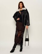 AllSaints Geacă de piele VENDRA | shearling