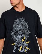 AllSaints Tricou Iron Tiger | Relaxed fit