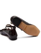 ALOHAS De piele balerini Luke Onix