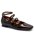 ALOHAS De piele balerini Luke Onix
