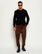 AMI Paris Pantaloni | carrot fit | catifea reiată