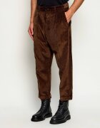 AMI Paris Pantaloni | carrot fit | catifea reiată