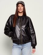 Anine Bing Geacă bomber LEON | Oversize fit cu adaos de piele