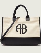 Anine Bing Geantă shopper MEDIUM LARA cu adaos de piele