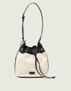 Anine Bing Geantă tip sac MINI ALANA cu adaos de piele