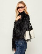 Anine Bing Geantă tip sac MINI ALANA cu adaos de piele