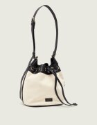 Anine Bing Geantă tip sac MINI ALANA cu adaos de piele