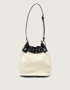 Anine Bing Geantă tip sac MINI ALANA cu adaos de piele