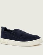 Armani Exchange Pantofi loafer | piele întoarsă