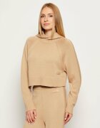 Armani Exchange Pulover | Cropped Fit cu adaos de lână