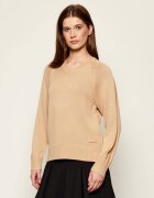 Armani Exchange Pulover | regular fit cu adaos de lână