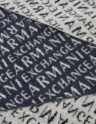 Armani Exchange Șal cu adaos de lână
