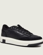Armani Exchange Sneakers cu adaos de piele